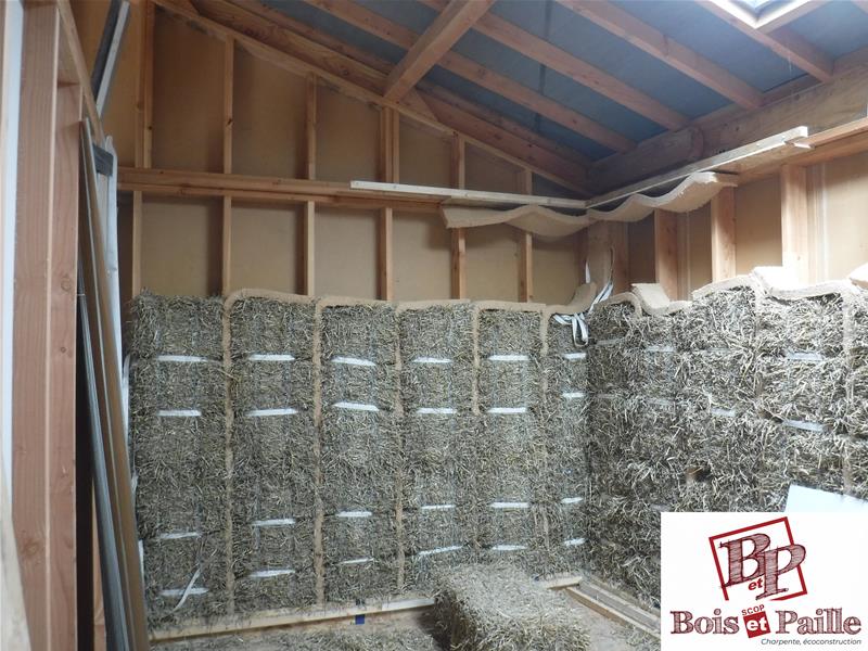 Maison paille mixte ossature bois et poteau-poutre en Vendée (85)